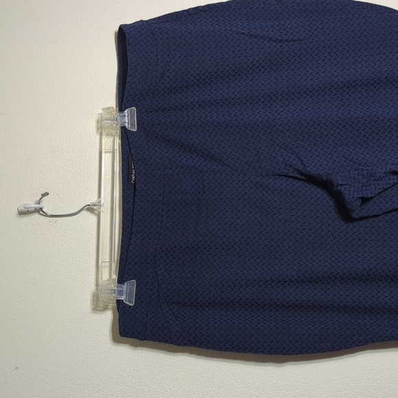 Cynthia Rowley Womens Capri Pants Elastic Waist High Rise Chevron Plus Size 18W - Picture 6 of 9